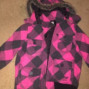 Roxy winter coat with fire hood